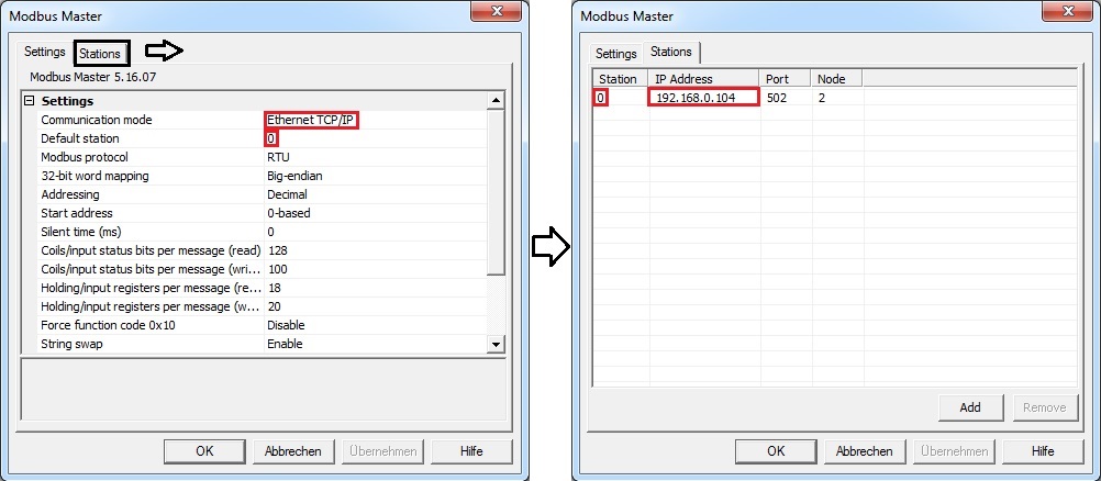 modicon modbus rtu